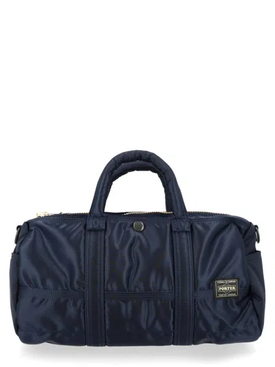 Porter-yoshida & Co Tanker Logo-detail Luggage Bag In Blue