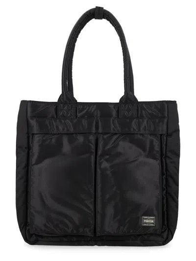 Porter-yoshida & Co Borsa Tote "tanker Carrying" In Black