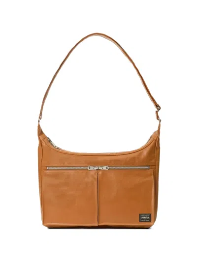 Porter-yoshida & Co Cotton Shoulder Bag In Neutral