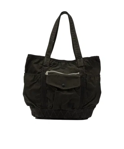 Porter-yoshida & Co Crag Multi-pocket Tote Bag In Black