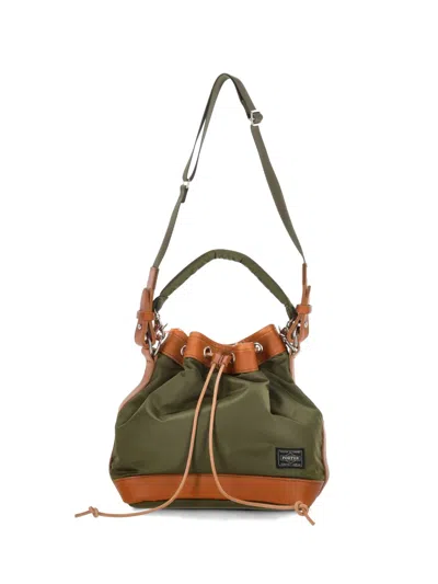 Porter-yoshida & Co Drawstring Shoulder Bag In Blue