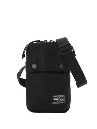 Porter-yoshida & Co Flap Pocket Shoulder Bag In Black
