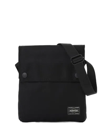 Porter-yoshida & Co Flap Shoulder Bag In Black