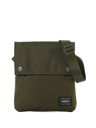 Porter-yoshida & Co Flap Shoulder Bag In Green