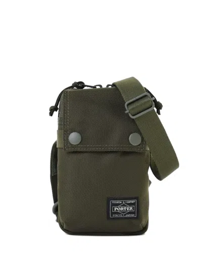 Porter-yoshida & Co Flap Shoulder Bag In Green