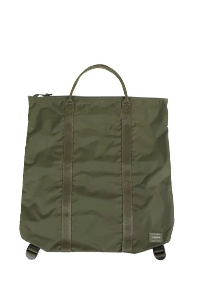 Porter-yoshida & Co Flex 2way Tote Bag In Green