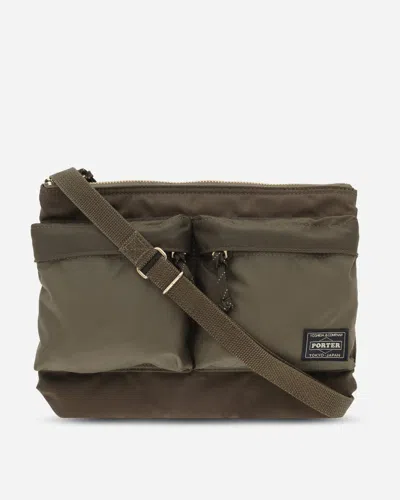 Porter-yoshida & Co Force Shoulder Bag Olive Drab In Green