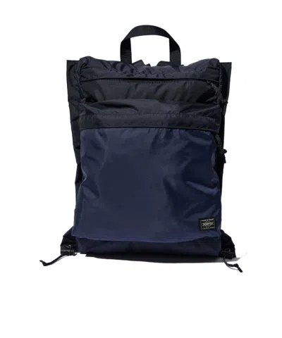 Porter-yoshida & Co Logo Backpack In Black