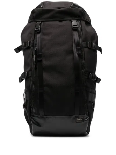 Porter-yoshida & Co Logo Patch Buckled Backpack