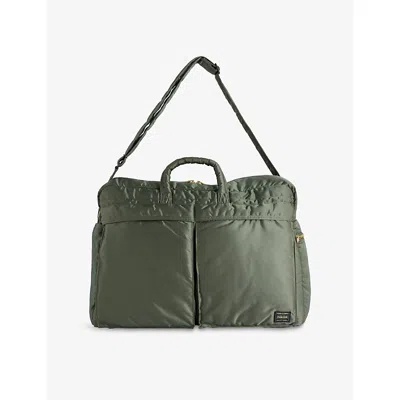 Porter-yoshida & Co Mens Tanker Nylon Duffle Bag Sage Green