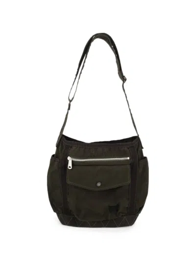 Porter-yoshida & Co Borsa A Spalla Crag Large In Verde