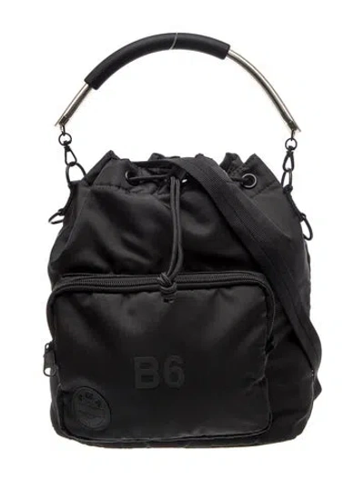 Pre-owned Porter-yoshida & Co Nylon Bucket Bag In Black