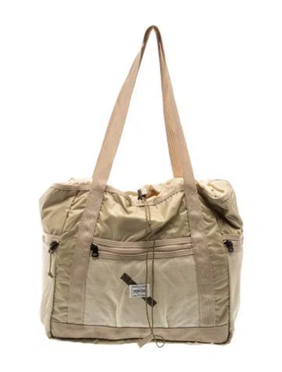 Pre-owned Porter-yoshida & Co Nylon Bucket Bag In Neutrals