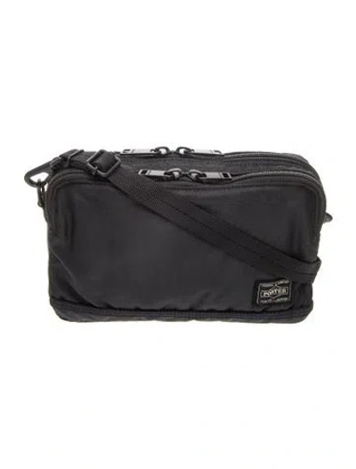 Pre-owned Porter-yoshida & Co Nylon Crossbody Bag In Black