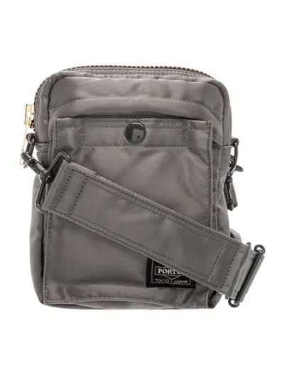 Pre-owned Porter-yoshida & Co Nylon Crossbody Bag In Grey