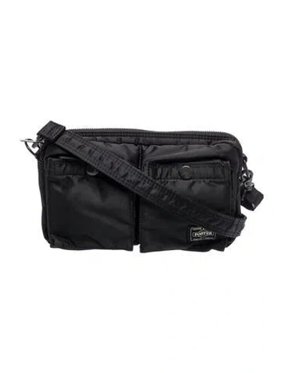 Pre-owned Porter-yoshida & Co Nylon Messenger Bag In Black