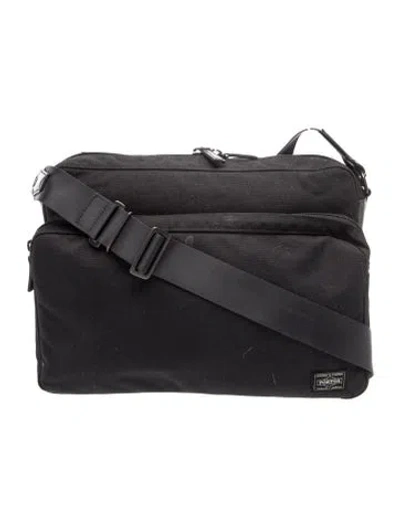 Pre-owned Porter-yoshida & Co Nylon Shoulder Bag In Black