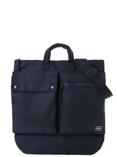 Porter-yoshida & Co Pocket Top-handle Shoulder Bag In Blue