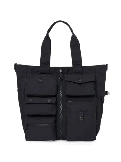 Porter-yoshida & Co Potr Dissection Multiple-pocket Tote Bag In Orange