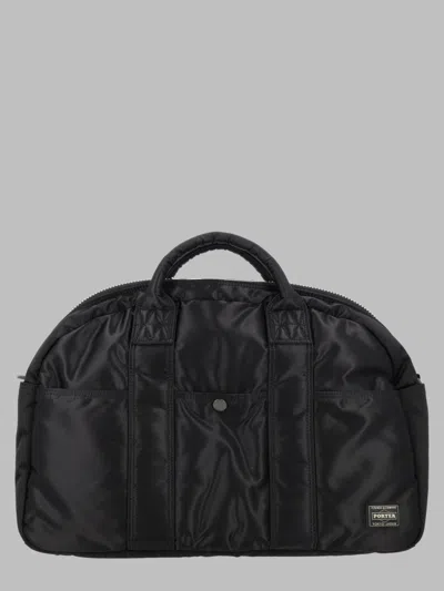 Porter-yoshida & Co . Tanker Boston Top Handle Bag In Black