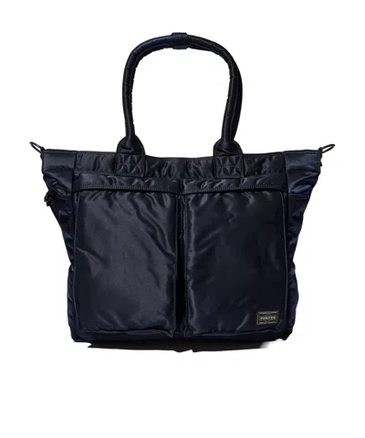 Porter-yoshida & Co Tanker Large Double Handle Shoulder Bag In Orange
