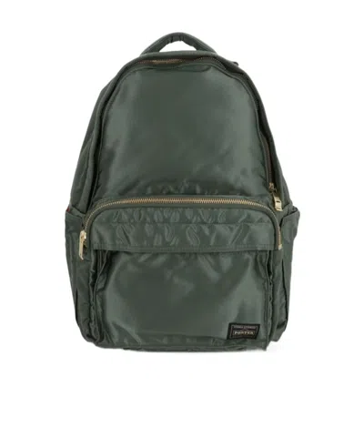 Porter-yoshida & Co Tanker Zipper Backpack In Green