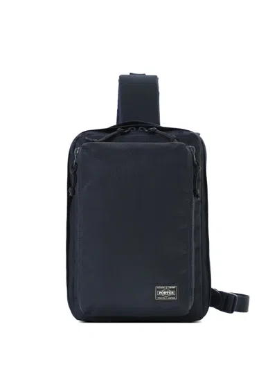 Porter-yoshida & Co Unit Sling Zip Shoulder Bag In Blue