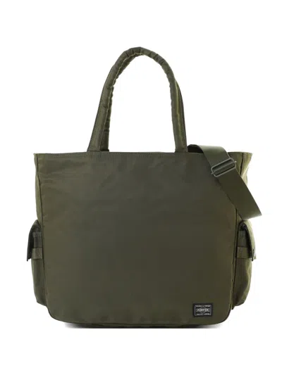 Porter-yoshida & Co Unit Tote Bag In Green