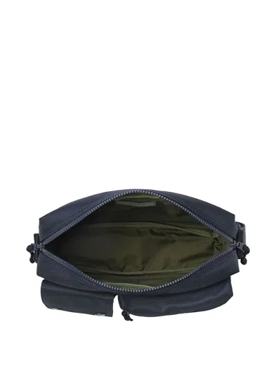 Porter-yoshida & Co Zip Pocket Shoulder Bag In Blue