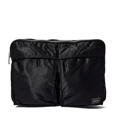 Porter-yoshida & Co Zipper Briefcase In Black