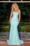 Portia And Scarlett 22036 Prom Long Formal Dress In Green