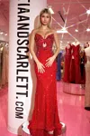 Portia And Scarlett Ps24878c Long Formal Prom Dress In Red