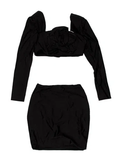 Pre-owned Portia And Scarlett Skirt Set In Black