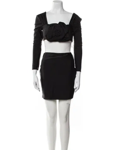 Pre-owned Portia And Scarlett Skirt Set In Black