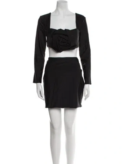 Pre-owned Portia And Scarlett Skirt Set In Black