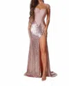 Portia And Scarlett Sweetheart Slip Maxi Dress In Rose Gold In Pink