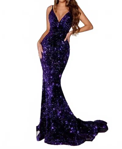 Portia And Scarlett Women's Formal Dress In Royal Purple