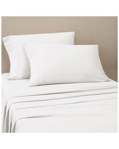 Portico Washed Sheet Set In White