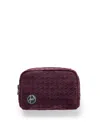 Portier Essentials Pouch In Burgundy