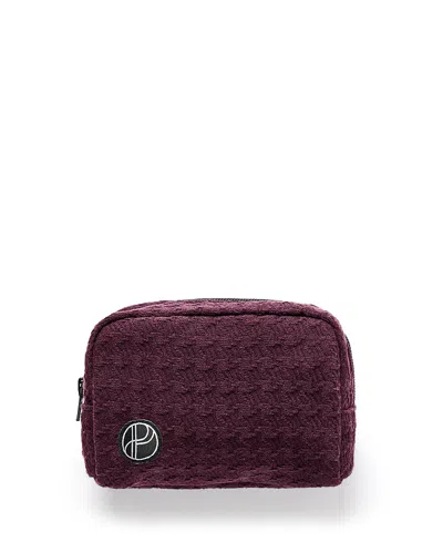 Portier Essentials Pouch In Burgundy