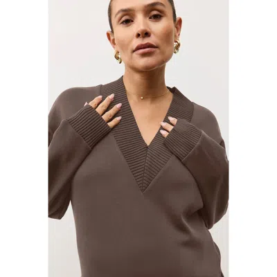 Portier Lucia Lounge Top In Brown