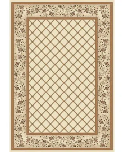 Portland Textiles Portland Textile Adriatic Vintage Trellis Area Rug In Green
