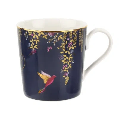Portmeirion 12 oz Mug In Navy In Blue