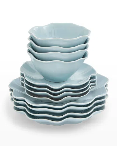 Portmeirion 12-piece Sophie Conran Floret Dinnerware Set In Blue