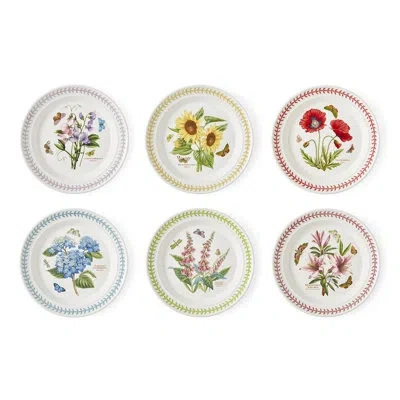 Portmeirion 8" Salad Plates, Set Of 6 In Multi