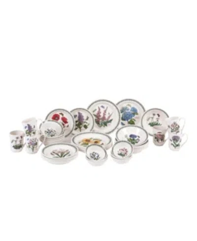 Portmeirion Botanic Garden 36 Pc. Dinnerware Set, Service For 6, Exclusively At Macy's In White