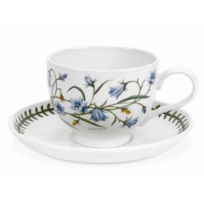 Portmeirion Botanic Garden Breakfast Cup/scr (t) 10 oz In Blue;green