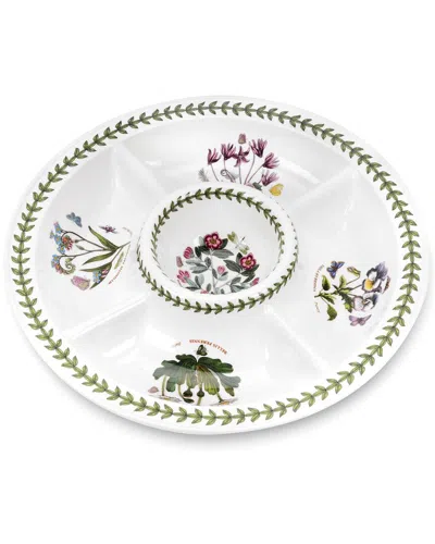 Portmeirion Botanic Garden Chip & Dip In Multi