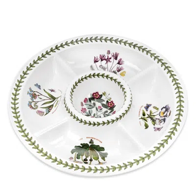 Portmeirion Botanic Garden Chip & Dip Tray In White