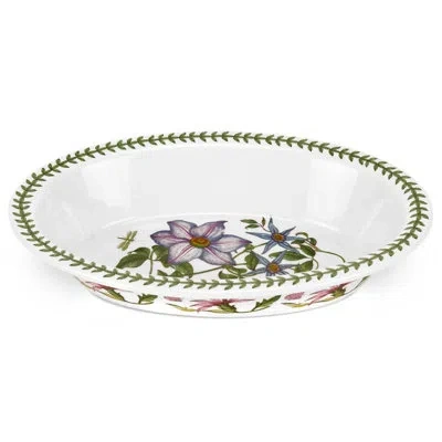 Portmeirion Botanic Garden Deep Oval Baker 11" In Green